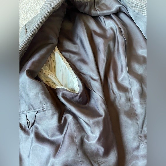 Ralph Lauren Modern Fit Plaid Silk-Wool Men’s Suit Jacket| Sz 46L - Picture 6 of 13